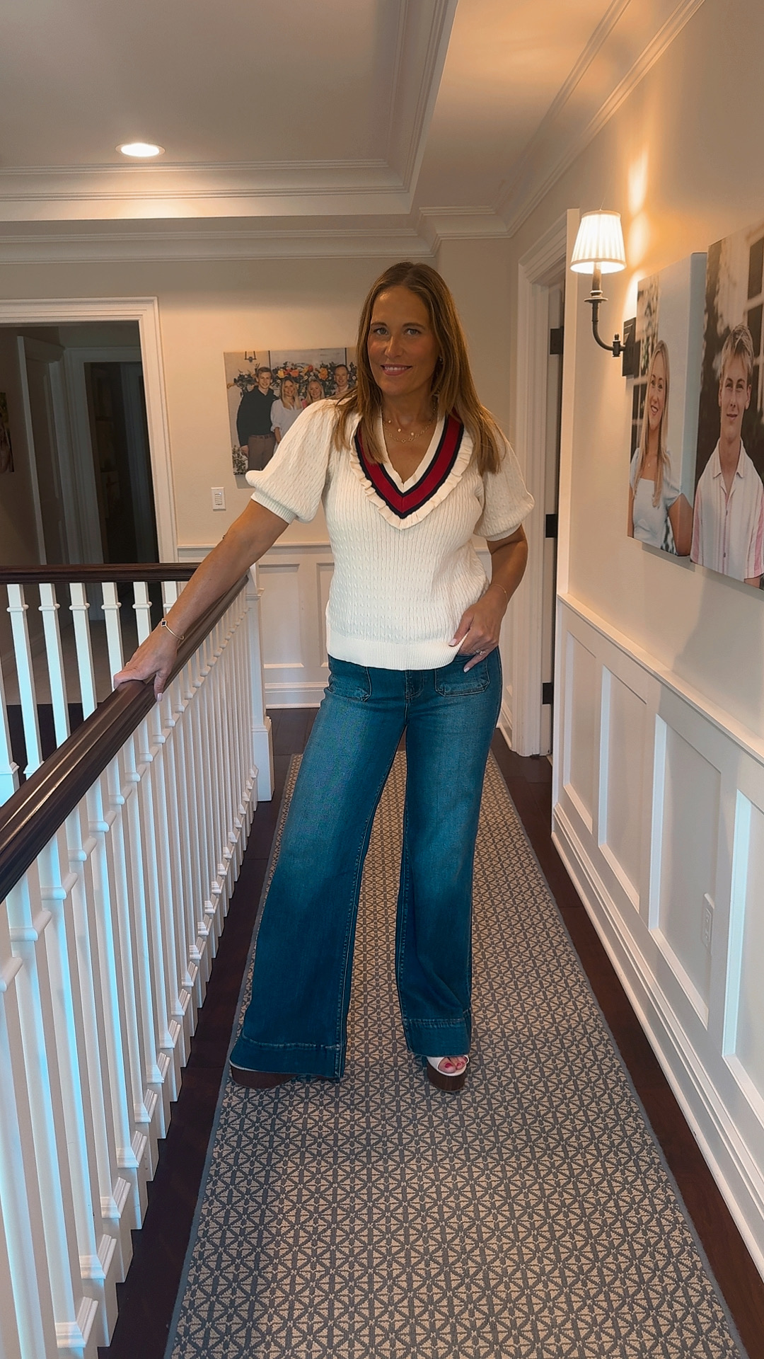 wide-leg pants outfit